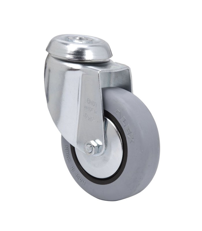 RUEDA GOMA GRIS SOPOR.GIR.80 "BH-PGI"
