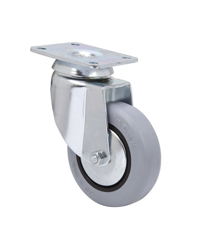 RUEDA GOMA GRIS PLETINA GIR.80 "BH-PGI"