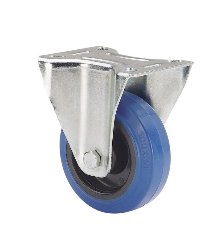 RUEDA FIJA ALEX TW0294 GOMA AZUL