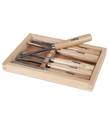 GUBIA CARPINTERO JGO.6 PZAS.RATIO