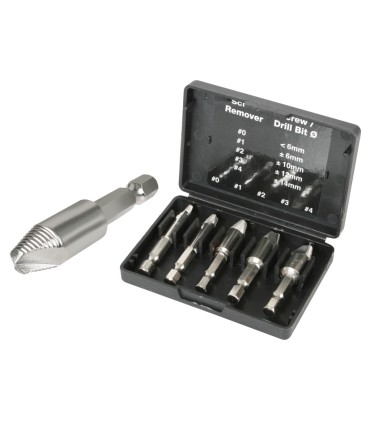 EXTRACTOR TORNILLOS HSS JGO.5 RATIO