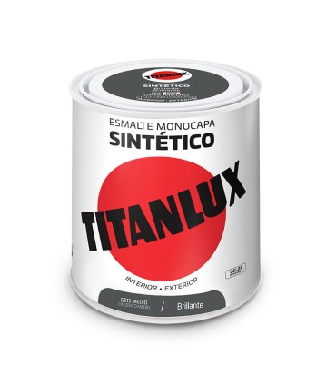TITANLUX GRIS MEDIO 250ML.