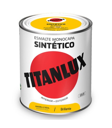 TITANLUX AMARILLO REAL 750ML.