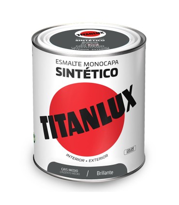 TITANLUX GRIS MEDIO 750ML.