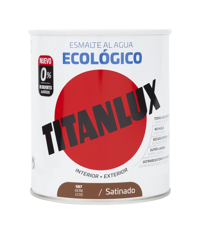 TITANLUX BASE AGUA NEGRO 250ML SAT