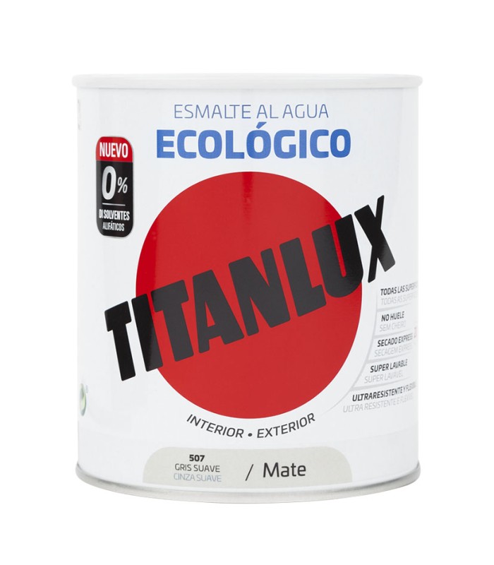 TITANLUX BASE AGUA GRIS SUAVE 750ML MAT.
