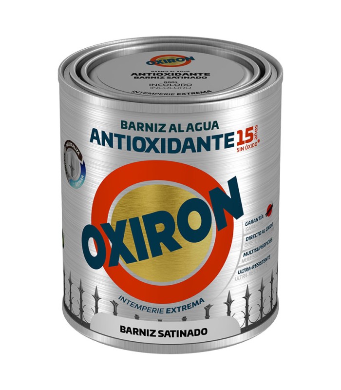 OXIRON BARNIZ ANTIOX.AGUA SATINADO 750ML