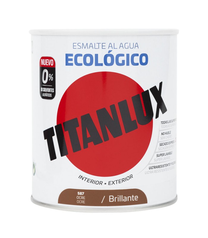 TITANLUX BASE AGUA NEGRO 250ML BRILLANT