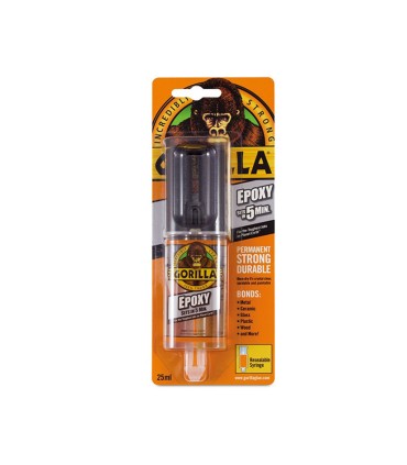 RESINA BICOMPONENTE EPOXY GORILLA 25 ML.