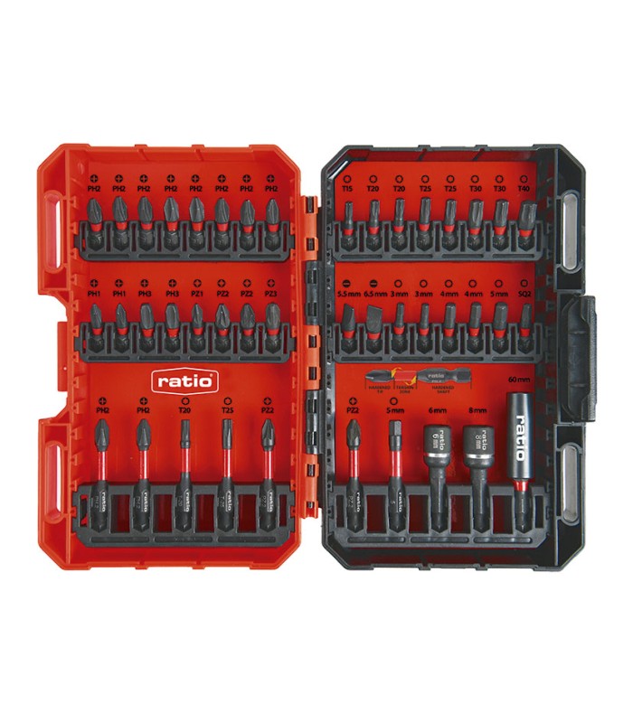 PUNTAS DE IMPACTO JGO.42 PZAS.RATIO