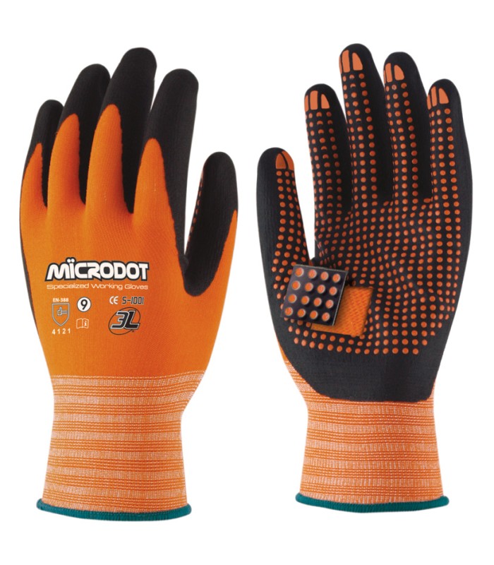 GUANTE NILON CON NITRILO FOAM TALLA 7