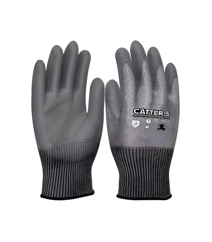 GUANTE ANTICORTE POLIESTER CON PU. T/10