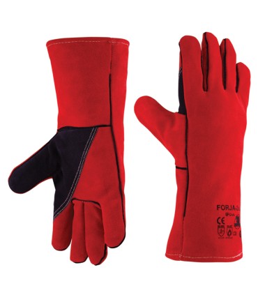 GUANTE SOLDADOR REFORZADO 200ºC. T/9