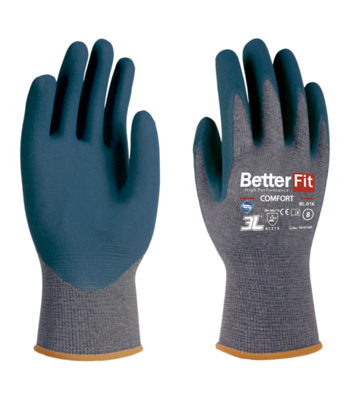 GUANTE BETTER FIT COMFORT NYLON/ALG. T/9