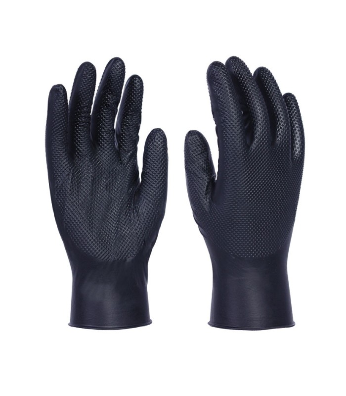 GUANTE DESEC.AMBID UNIGRIP NEG T/9 50UN