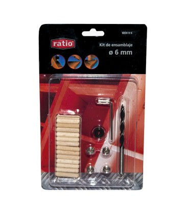 CONJUNTO ENSAMBLAJE MADERA 6MM.RATIO