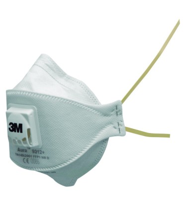 MASCARILLA AURA FFP1 VÁLVULA 9312+. 10 U
