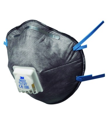 MASCARILLA FFP2 CON VÁLVULA 9922. 10 UDS