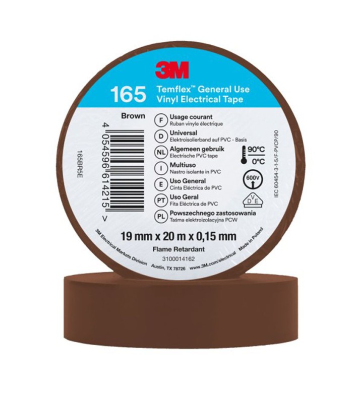 CINTA AISLANTE TEMFLEX165 3M 19MMX20M MR