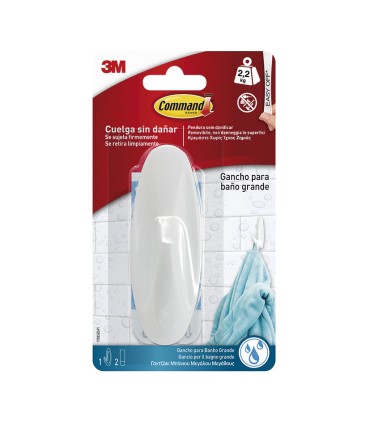 GANCHO OVAL GRANDE.RES.AGUA.COMMAND