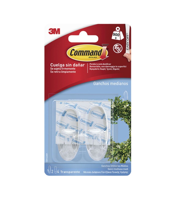 GANCHO MEDIANO.TRANSPAR.COMMAND(2UD.)