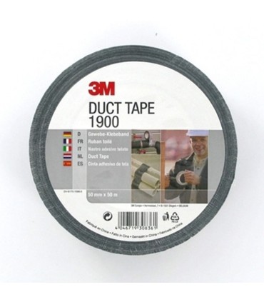 CINTA AMERICANA 1900 50MMX50M. NEGRO