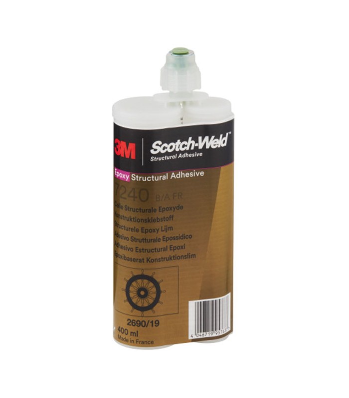 ADHESIVO EPOXI NEGRO7240FR. 400 ML