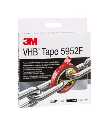 CINTA ACRÍL. 5952F, 19X3M. 1,1MM.