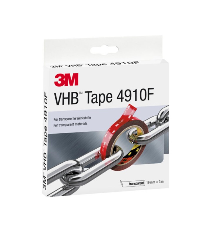 CINTA ACRÍL. VHB 4910.19X3M. 1,0MM.