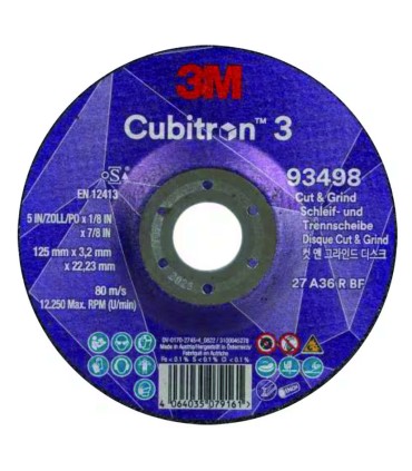 DISCO CTE/DESB.94946,125X4,2X22,23MM.10U