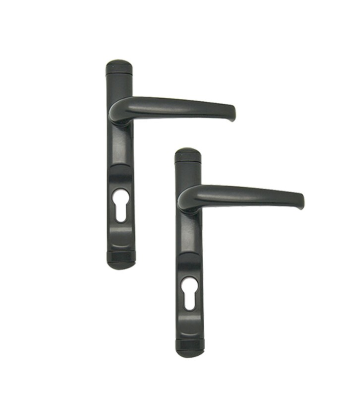 JUEGO MANILLA 6824 C/B ALUMINIO NEGRO