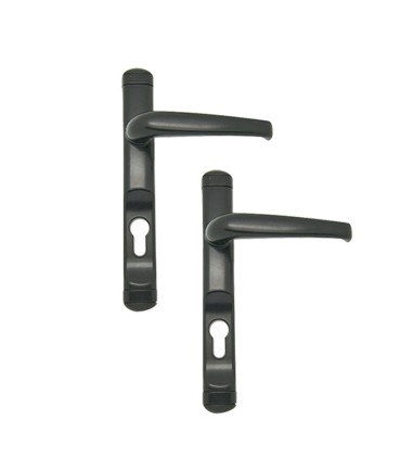 JUEGO MANILLA 6824 C/B ALUMINIO NEGRO