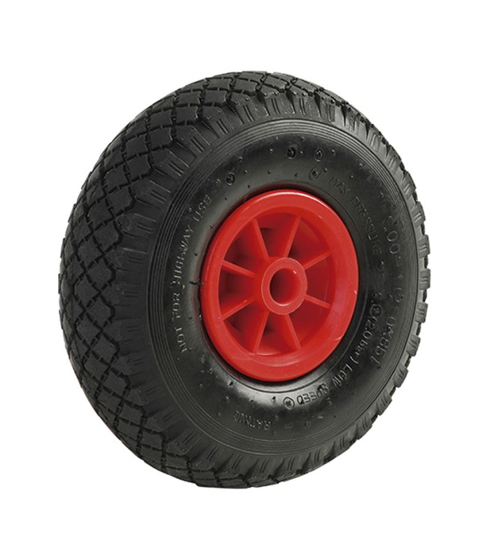 RUEDA CARRETILLA ALMACEN NEUMAT.260 MM.