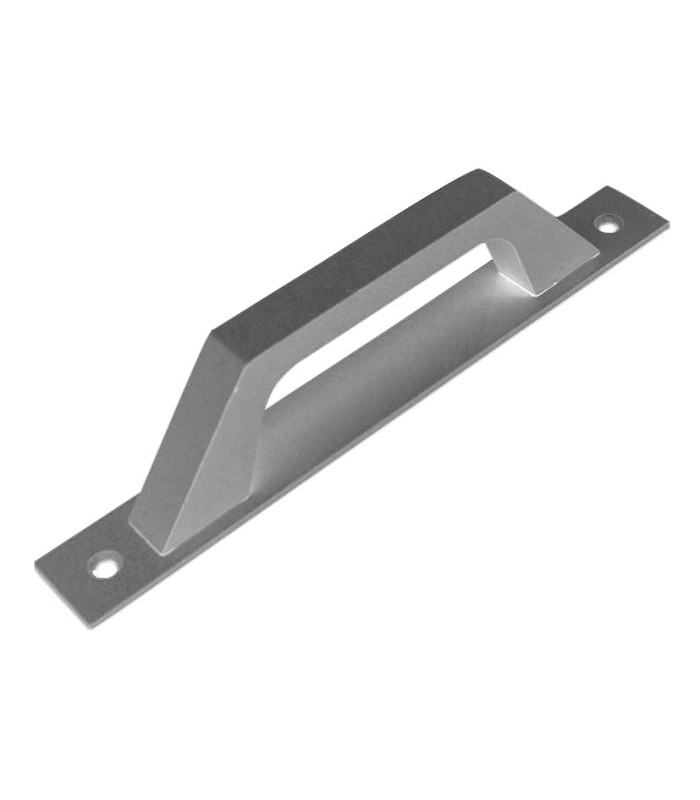 ASA PLACA RECTA 6804 ALUMINIO PLATA