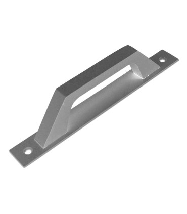 ASA PLACA RECTA 6804 ALUMINIO PLATA