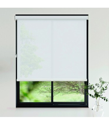 CORTINA ENROL.SUNSCREEN BLANCO 100X180
