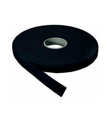 VELCRO MACHO ADHESIVO 20 MM.NEGRO 25 M.