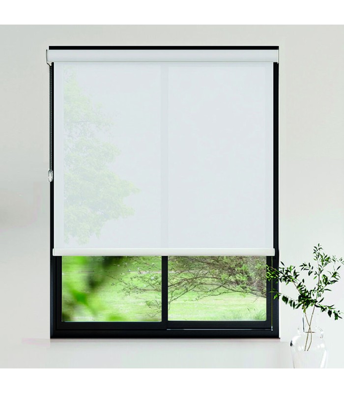 CORTINA ENROL.SUNSCREEN BLANCO 125X180