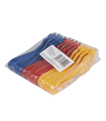 RASCAVIDRIOS PLÁSTICO C/CUCHILLA. 12 UN.