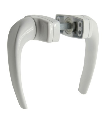 JUEGO MANILLA 6802 ALUMINIO BLANCO