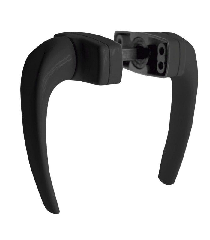 JUEGO MANILLA 6802 ALUMINIO NEGRO