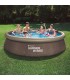 PISCINA AUTOP.366X76CM+DEPUR.IMIT.RATTAN