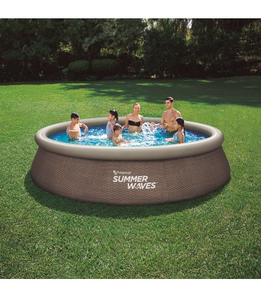 PISCINA AUTOP.396X84CM+DEPUR.IMIT.RATTAN