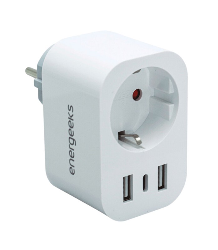 ENCHUFE WIFI 2XUSB+1XUSB-C ENERGEEKS
