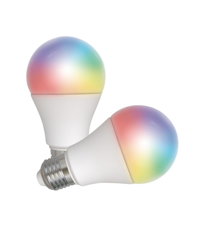 PACK 2 BOMBILLAS LED WIFI INTELIGENTES E