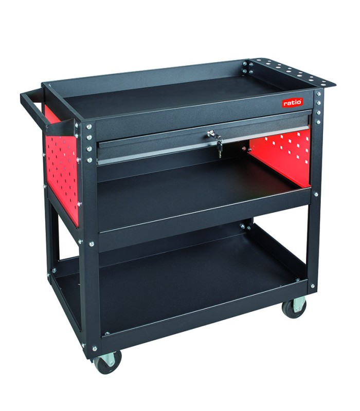 CARRO DE SERVICIO 1 CAJON+3 BANDEJAS