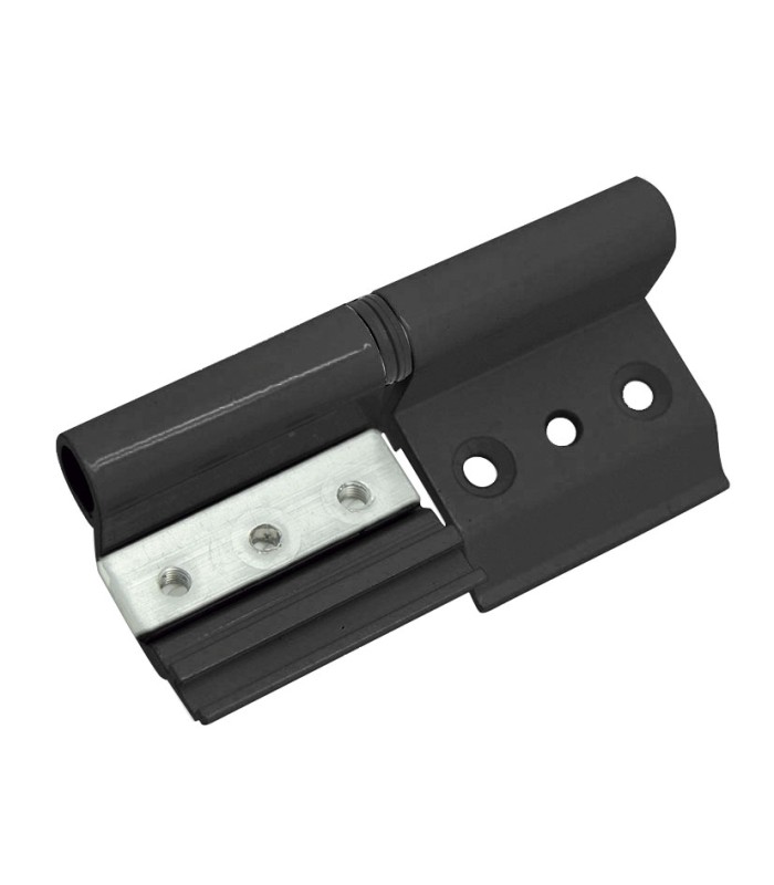 BISAGRA 6813 DCHA. ALUMINIO NEGRO 2 UN.