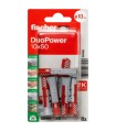 BLISTER DUOPOWER 10X50 BL 8 UD.FISCHER