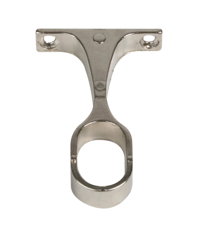 SOPORTE CENTRAL OVAL. ALUM. 30x15 mm.