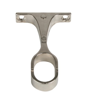 SOPORTE CENTRAL OVAL. ALUM. 30x15 mm.